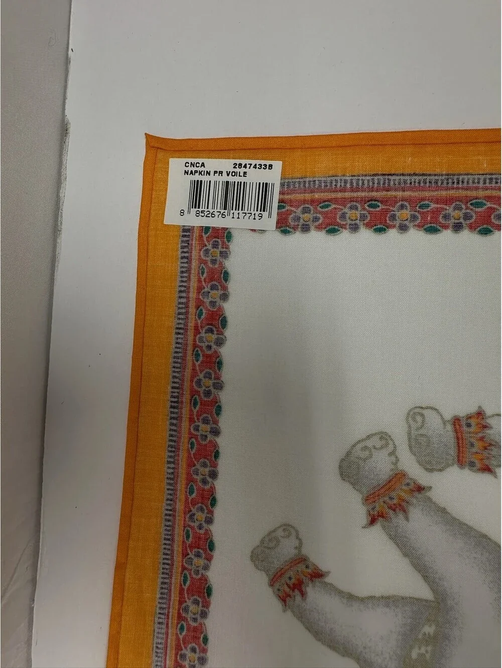 New Jim Thompson‎ Elephant Print Voile Napkin Storage Location Number: B-14
